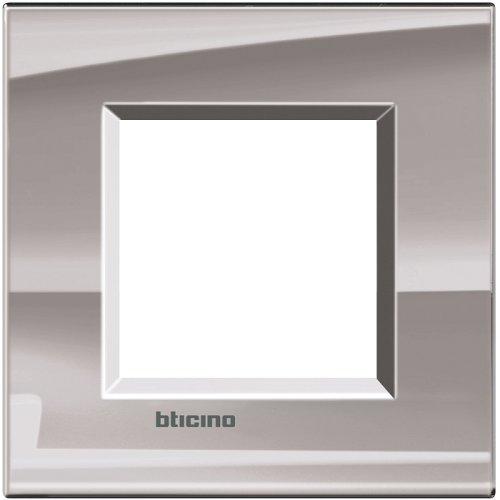 Рамка прямоугольная Legrand BTicino LivingLight 2 мод Никель  картинка